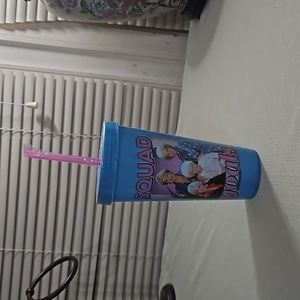Golden Girls color changing tumbler with straw